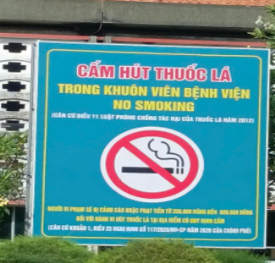 Bệnh viện đa khoa khu vực cai lậy nỗ lực vì môi trường bệnh viện không khói thuốc